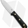 LT Wright Knives Larry Roberts Genesis Scandi Knife Black Micarta (4.25" Satin)