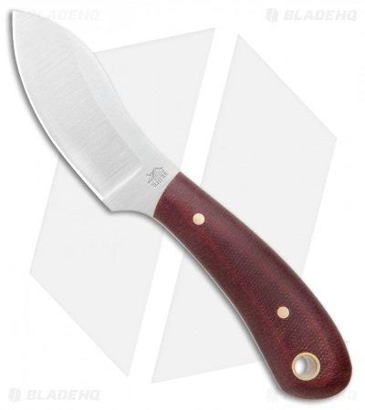 LT Wright Knives Lil Muk Fixed Blade Double Red Matte Saber (2.75" Satin) 3 LT Wright Knives Lil Muk Fixed Blade Double Red Matte Saber (2.75" Satin)