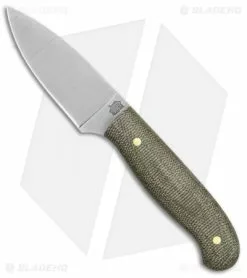 LT Wright Knives Patriot Fixed Blade Knife Green Micarta (2.5" Satin)