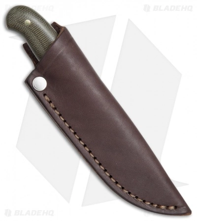 LT Wright Knives Patriot Fixed Blade Green Micarta Polished (2.5" Satin A2) 5 LT Wright Knives Patriot Fixed Blade Green Micarta Polished (2.5" Satin A2) - Image 3