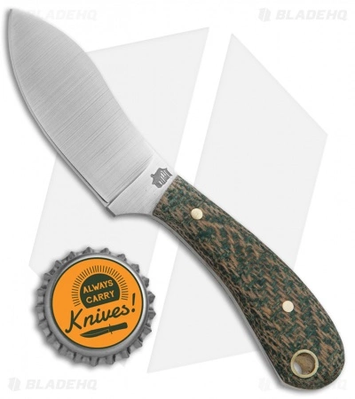 LT Wright Knives Lil Muk Fixed Blade Shadetree Herringbone (2.75" Satin D2) 6 LT Wright Knives Lil Muk Fixed Blade Shadetree Herringbone (2.75" Satin D2) - Image 4