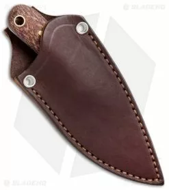 LT Wright Knives Lil Muk Fixed Blade Shadetree Maroon (2.75" Satin A2) 8 LT Wright Knives Lil Muk Fixed Blade Shadetree Maroon (2.75" Satin A2) -Avokelavavat Sales Store LT Wright Lil Muk Shadetree Maroon Satin BHQ 72053 jr sheath
