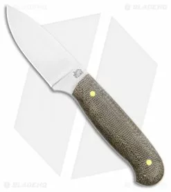LT Wright Knives Patriot Fixed Blade Green Micarta Matte (2.5" Satin A2)