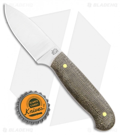 LT Wright Knives Patriot Fixed Blade Green Micarta Matte (2.5" Satin A2) 6 LT Wright Knives Patriot Fixed Blade Green Micarta Matte (2.5" Satin A2) - Image 4