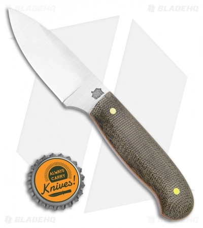 LT Wright Knives LT Wright Patriot Fixed Blade Knife Green Micarta/Orange (2.5" Satin A2 Saber) 6 LT Wright Knives LT Wright Patriot Fixed Blade Knife Green Micarta/Orange (2.5" Satin A2 Saber) - Image 4