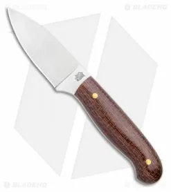 LT Wright Knives Patriot Fixed Blade Polished Burlap Micarta (2.5" Satin O1)