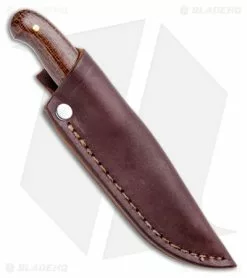 LT Wright Knives Patriot Fixed Blade Polished Burlap Micarta (2.5" Satin O1) -Avokelavavat Sales Store LT Wright Patriot Fixed Blade Knife Polished Burlap Satin Flat BHQ 99128 ns sheath