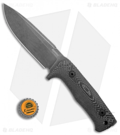 LionSteel T5B Fixed Blade Knife Black Micarta (5" Black SW) 6 LionSteel T5B Fixed Blade Knife Black Micarta (5" Black SW) - Image 4