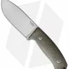 LionSteel M3 Fixed Blade Hunting Knife Green Micarta (4.25" Satin)