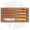 LionSteel 4-Piece Steak Knife Set Olive Wood (4.125" Satin) 9001S UL 2 LionSteel 4-Piece Steak Knife Set Olive Wood (4.125" Satin) 9001S UL -Avokelavavat Sales Store LionSteel 4 Piece Steak Knife Olive Wood Satin BHQ 56264 jr