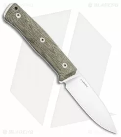 LionSteel B35 Fixed Blade Knife Green Micarta (3.5" Satin) 8 LionSteel B35 Fixed Blade Knife Green Micarta (3.5" Satin) -Avokelavavat Sales Store LionSteel B35 Fixed Blade Knife Green Micarta Satin BHQ 109507 kp back