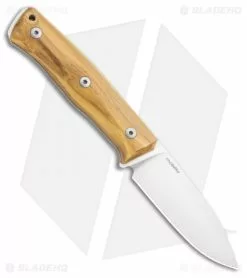LionSteel B35 Fixed Blade Knife Olive Wood (3.5" Satin) -Avokelavavat Sales Store LionSteel B35 Fixed Blade Knife Olive Wood Satin BHQ 109502 kp back
