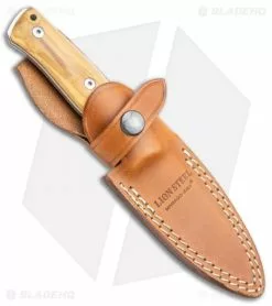 LionSteel B35 Fixed Blade Knife Olive Wood (3.5" Satin) -Avokelavavat Sales Store LionSteel B35 Fixed Blade Knife Olive Wood Satin BHQ 109502 kp sheath