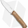 LionSteel B35 Fixed Blade Knife Santos Wood (3.5" Satin) -Avokelavavat Sales Store LionSteel B35 Fixed Blade Knife Santos Wood Satin BHQ 109503 kp front