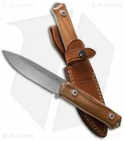 LionSteel Bushcraft B41 Fixed Blade Knife Santos Wood (4" Stonewash) -Avokelavavat Sales Store LionSteel Bushcraft B41 Santos Wood BHQ 113992 jr sheath