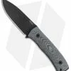 LionSteel M4 Fixed Blade Knife Black Micarta (3.75" Black M4) BHQ Exclusive