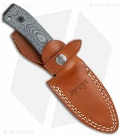 LionSteel M4 Fixed Blade Knife Black Micarta (3.75" Black M4) BHQ Exclusive -Avokelavavat Sales Store LionSteel Exclusive M4 Fixed Blade Black Canvas Micarta M4 Black BHQ 143262 jr sheath