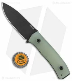 LionSteel M4 Fixed Blade Knife Jade G-10 (3.75" Black DLC M4) BHQ Exclusive -Avokelavavat Sales Store LionSteel Exclusive M4 Fixed Blade Natural G 10 M4 Black BHQ 143264 jr bottlecap