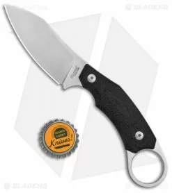 LionSteel H1 Skinner Fixed Blade Knife Black G-10 (3.25" Stonewash) -Avokelavavat Sales Store LionSteel H1 Fixed Blade Skinner Black G 10 SW BHQ 126364 jr bottlecap