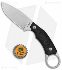 LionSteel H2 Drop Point Fixed Blade Knife Black G-10 (3.25" Stonewash) -Avokelavavat Sales Store LionSteel H2 Fixed Blade DP Black G 10 SW BHQ 126365 jr bottlecap