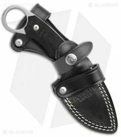 LionSteel H2 Drop Point Fixed Blade Knife Black G-10 (3.25" Stonewash) -Avokelavavat Sales Store LionSteel H2 Fixed Blade DP Black G 10 SW BHQ 126365 jr sheath