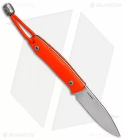 LionSteel M1 Fixed Blade Knife Orange G-10 (2.875" M390 Satin) -Avokelavavat Sales Store LionSteel M1 Orange G10 Satin BHQ 76146 er side