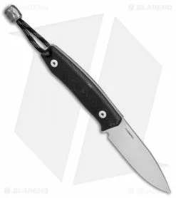 LionSteel M1 Fixed Blade Knife Black G-10 (2.875" M390 Satin) -Avokelavavat Sales Store LionSteel M1 black G10 satin BHQ 76147 er side