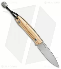 LionSteel M1 Fixed Blade Knife Olive Wood (2.875" M390 Satin) -Avokelavavat Sales Store LionSteel M1 olive wood satin BHQ 76149 er side