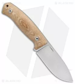LionSteel M2M Fixed Blade Knife Canvas Micarta (3.5" Satin M390) M2M CVN -Avokelavavat Sales Store LionSteel M2M Fixed Blade Natural Canvas Micarta Satin BHQ 137005 jr spine