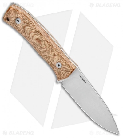 LionSteel M4 Fixed Blade Knife Natural Micarta (3.75" Satin M390) 4 LionSteel M4 Fixed Blade Knife Natural Micarta (3.75" Satin M390) - Image 2