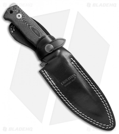 LionSteel T5 Fixed Blade Knife Black Micarta (5" Satin) 5 LionSteel T5 Fixed Blade Knife Black Micarta (5" Satin) - Image 3