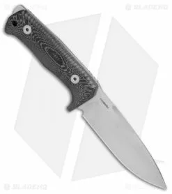 LionSteel T5 Fixed Blade Knife Black Micarta (5" Satin) 6 LionSteel T5 Fixed Blade Knife Black Micarta (5" Satin) -Avokelavavat Sales Store Lionsteel T5 black micarta satin BHQ 67466 er side