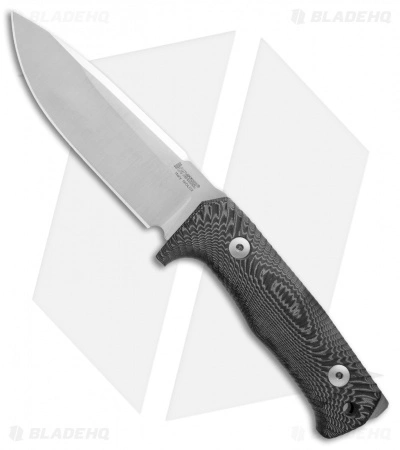 LionSteel T5 Fixed Blade Knife Black Micarta (5" Satin) 3 LionSteel T5 Fixed Blade Knife Black Micarta (5" Satin)