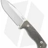 LionSteel T6 Hunting Fixed Blade Knife Green Micarta (6" Satin)