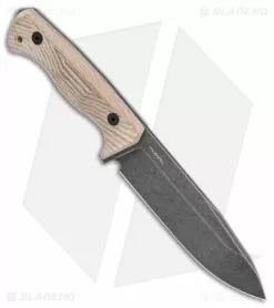 LionSteel T6 Hunting Fixed Blade Knife Natural Micarta (6" Black SW) -Avokelavavat Sales Store Lionsteel T6 Hunting Fixed Blade Natural Micarta Black SW BHQ 144740 jr spine
