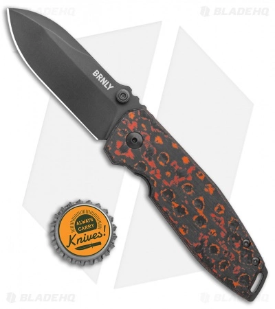 BRNLY SQD Frame Lock Knife Mars Valley Fat Carbon Fiber (3" Black PVD) 6 BRNLY SQD Frame Lock Knife Mars Valley Fat Carbon Fiber (3" Black PVD) - Image 4