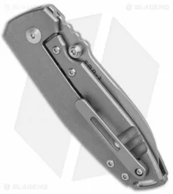BRNLY SQD-2 Frame Lock Knife Titanium Gray Hardware (3" Stonewash) 8 BRNLY SQD-2 Frame Lock Knife Titanium Gray Hardware (3" Stonewash) -Avokelavavat Sales Store Lucas Burnley Knives SQD 2 FL Ti SW BHQ 138377 jr side