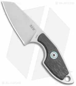 MKM Voxnaes Mikro 2 Fixed Blade Knife Carbon Fiber (2" SW Sheepsfoot) MR02-CF