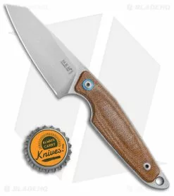 MKM Makro 2 Fixed Blade Sheepsfoot Knife Natural Canvas Micarta (2.87" SW) -Avokelavavat Sales Store MKM Makro 2 Fixed Blade Sheepsfoot Natural Canvas Micarta SW BHQ 140183 jr bottlecap