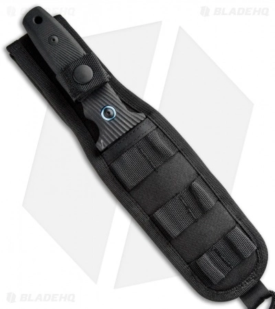 MKM Terzuola Jouf Fixed Blade Knife Black G-10 (5.1" Black Cerakote) 5 MKM Terzuola Jouf Fixed Blade Knife Black G-10 (5.1" Black Cerakote) - Image 3