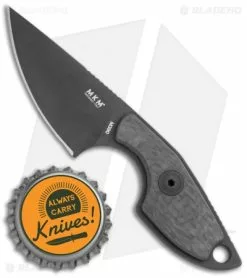 MKM Voxnaes Mikro 1 Fixed Blade Knife Carbon Fiber (2" Black) 9 MKM Voxnaes Mikro 1 Fixed Blade Knife Carbon Fiber (2" Black) -Avokelavavat Sales Store MKM Voxnaes Mikro 1 CF Black MR01 CFB BHQ 117243 jr bottlecap