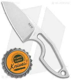 MKM Voxnaes Mikro 2 Fixed Blade Knife Skeletonized Stainless Steel (2" SW) -Avokelavavat Sales Store MKM Voxnaes Mikro 2 Fixed Skeletonized SS SW BHQ 117244 jr bottlecap