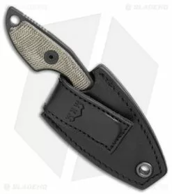 MKM Voxnaes Mikro 2 Fixed Blade Knife Green Canvas Micarta (2" Black) MR02-GCB -Avokelavavat Sales Store MKM Voxnaes Mikro Fixed Blade Knife Green Canvas Micarta 5.1 Black MR02 GC BHQ 117255 LS Sheath