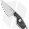 MKM Voxnaes Mikro 1 Fixed Blade Knife Black G-10 (2" SW)