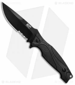 M&P M2.0 Fixed Blade Knife Black (4.1" Black Serr) 1085880