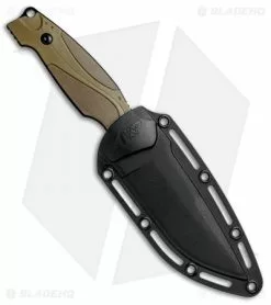 M&P M2.0 Fixed Blade Knife Brown (4.1" Black Serr) 1085882 -Avokelavavat Sales Store MP M2.0 Fixed Brown Black Serr 1085882 BHQ 82373 jr sheath