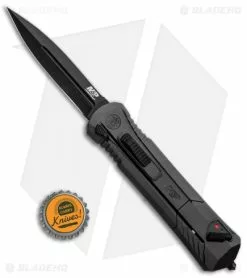 Smith & Wesson M&P OTF Spring Assisted Spear Point Knife Gray (3.5" Black) -Avokelavavat Sales Store MP OTF Assist Finger Actuator SP Gray Black 1084314 BHQ 80731 jr bottlecap