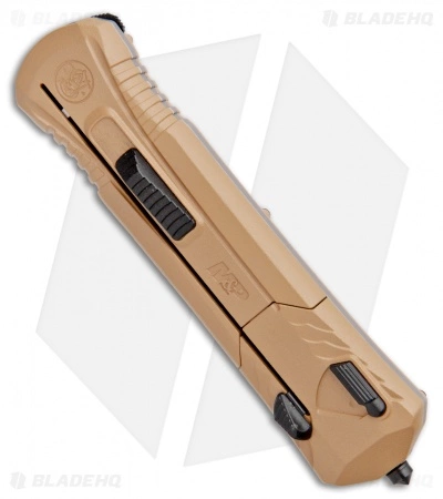 M&P Tan Spring Assisted OTF Knife (3.6" Black) 1092050 4 M&P Tan Spring Assisted OTF Knife (3.6" Black) 1092050 - Image 2