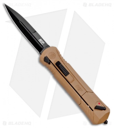 M&P Tan Spring Assisted OTF Knife (3.6" Black) 1092050 3 M&P Tan Spring Assisted OTF Knife (3.6" Black) 1092050