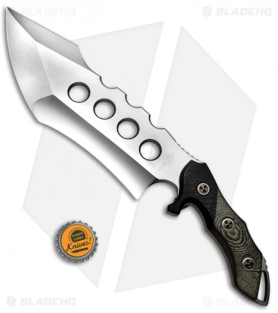 Marfione Custom Knives Marfione Custom Juggernaut Fixed Blade Knife Green Micarta/CF (8.75" Mirror) 6 Marfione Custom Knives Marfione Custom Juggernaut Fixed Blade Knife Green Micarta/CF (8.75" Mirror) - Image 4